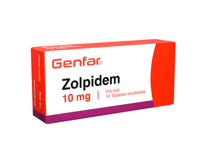Zolpidem 10 Mg 14 Tabletas Gf