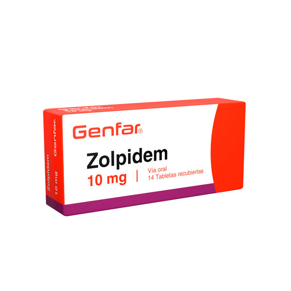 Zolpidem 10 Mg 14 Tabletas Gf
