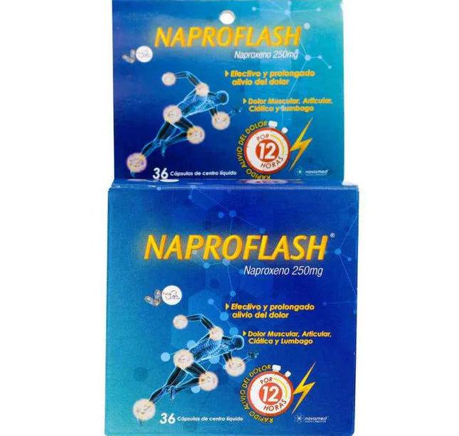 Naproflash 250Mg 36 Capsulas Pague 2 Lleve 3