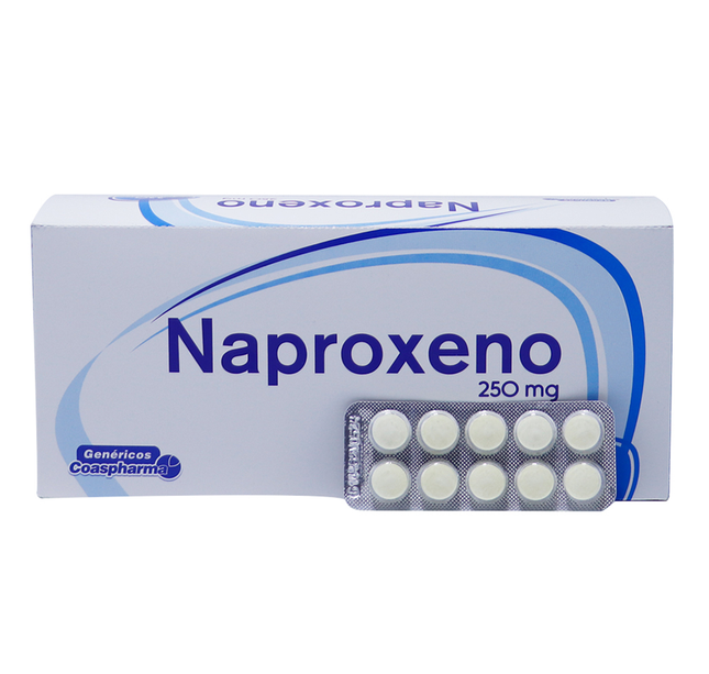 Naproxeno 250 Mg 10 Capsulas Coa