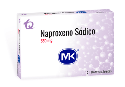 Naproxeno 550 Mg 10 Tabletas Mk
