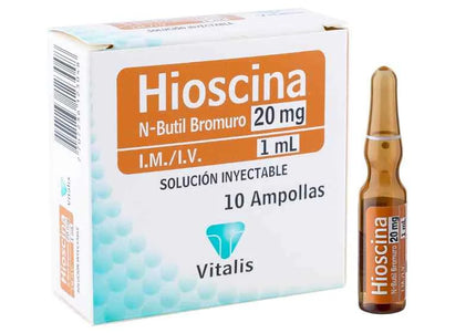 Nbutil Bromuro 20 Mg/1 Ml 10 Ampollas Vt