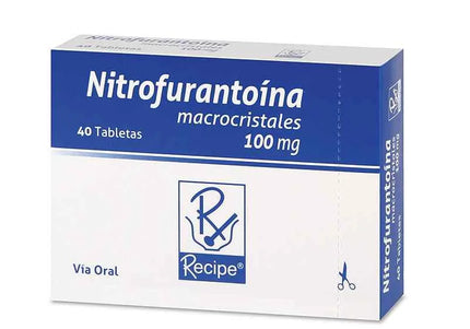 Nitrofurantoina 100 Mg 40 Tabletas Recubiertas