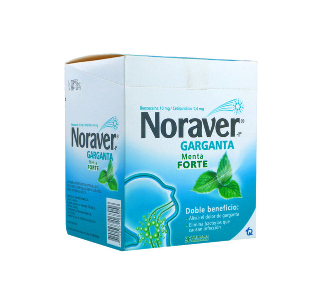 Noraver Menta Forte 96 Pastillas A