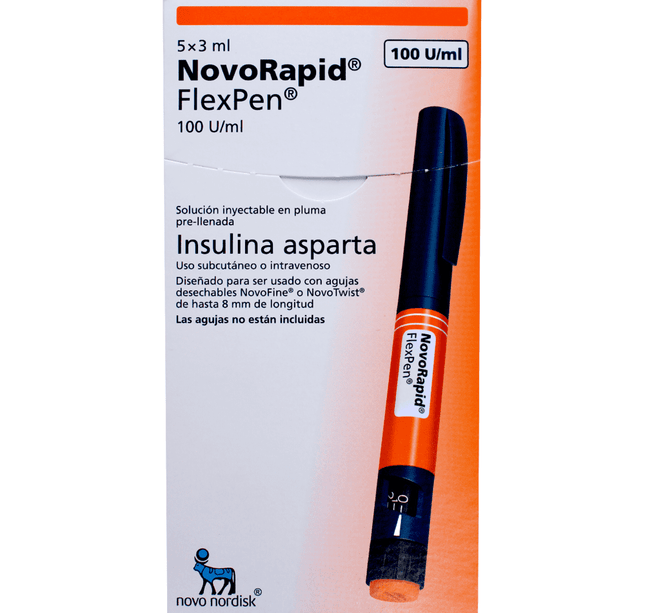 Novorapid 100U 5X3Ml