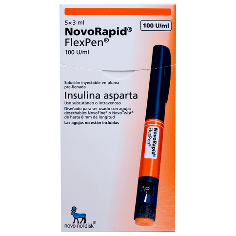 Novorapid 100U 5X3Ml