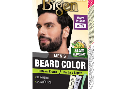 Tinte Bigen Mens Barba Negro Intenso B101
