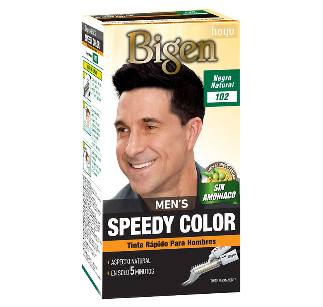Bigen Mens Speedy 102 Negro Natural