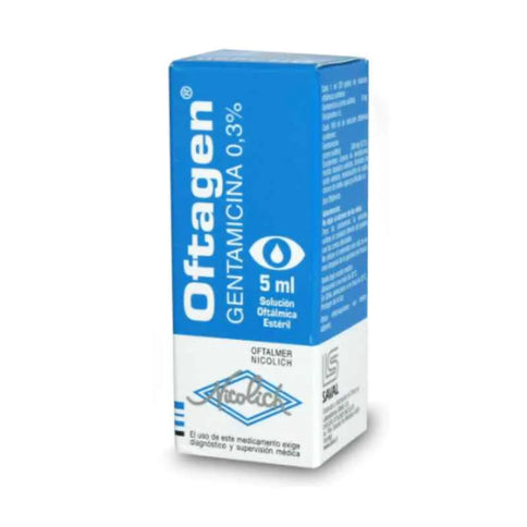 Oftagent Gentamicina 0.3% Oftalmica 5Ml