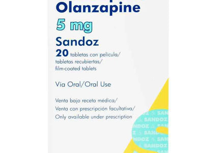 Olanzapina 5 Mg 20 Tabletas Sandos