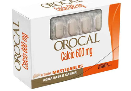 Orocal 30 Tabletas Masticables
