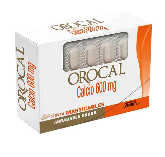 Orocal 30 Tabletas Masticables