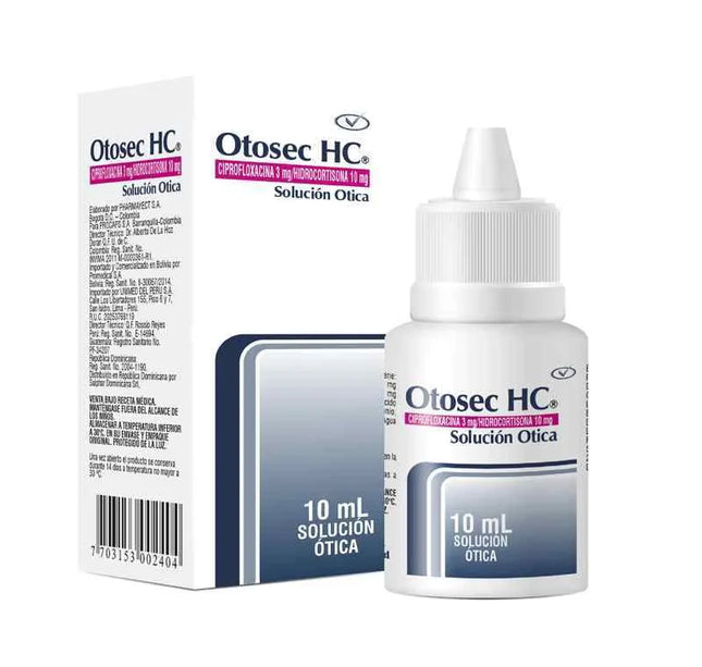 Otosec Hc 0.3% Gotas 10 Ml