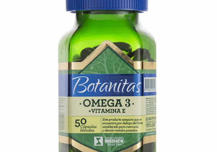 Omega 3 + Vitamina E Botanitas 50 Cap