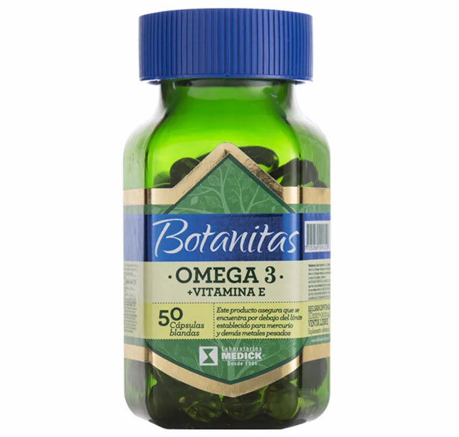 Omega 3 + Vitamina E Botanitas 50 Cap