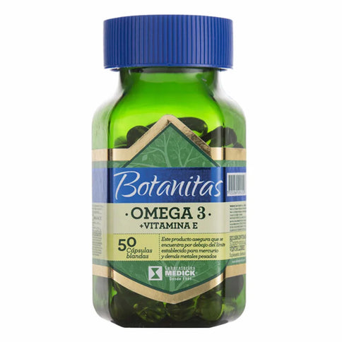 Omega 3 + Vitamina E Botanitas 50 Cap