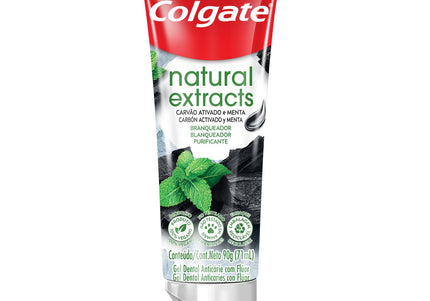 Crema Dental Colgate Gel Natural Extracts Purificante Carbón 90Gr