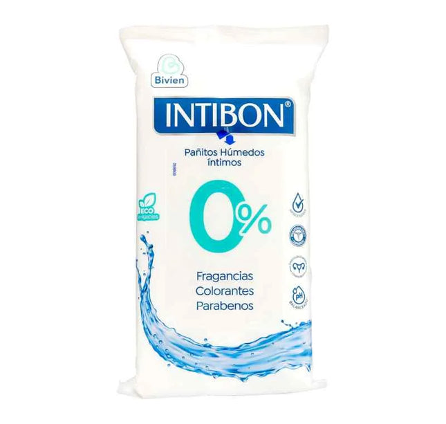 Pañitos Húmedos Intibon 0% Practicorte 42 Und