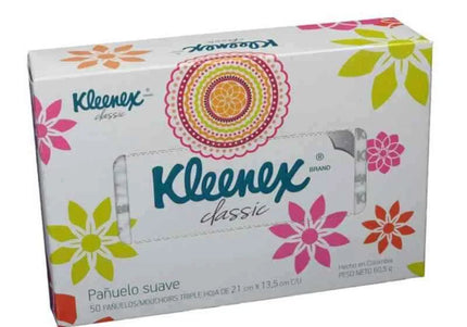 Pañuelos Kleenex Clasico 50 Und