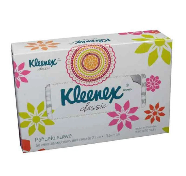 Pañuelos Kleenex Clasico 50 Und