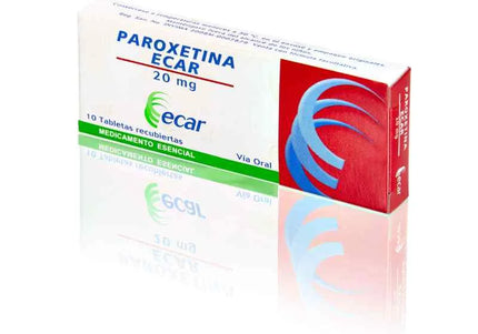 Paroxetina 20 Mg 10 Tabletas Ecar