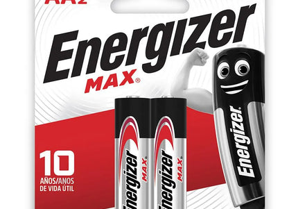 Pila Energizer Max Alkalina AA 2 Unidades