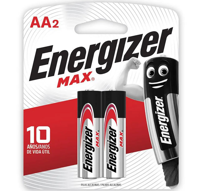 Pila Energizer Max Alkalina AA 2 Unidades