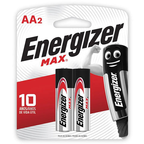 Pila Energizer Max Alkalina AA 2 Unidades