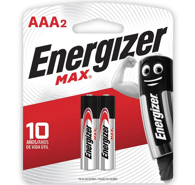 Pila Energizer Max Alkalina AAA 2 Unidades