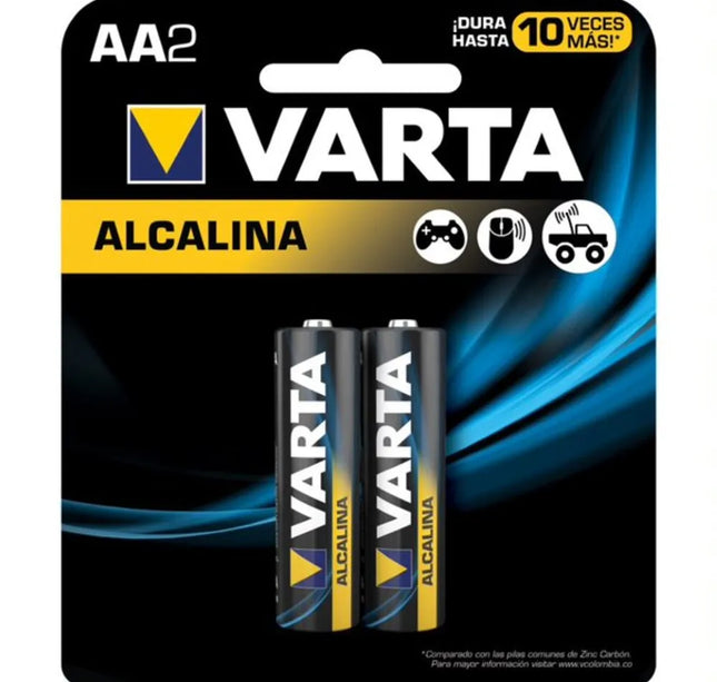 Pila Varta Alkalina AA 2 Unidades
