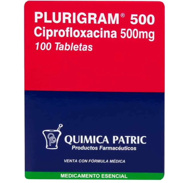 Plurigram 500 Mg 100 Tabletas