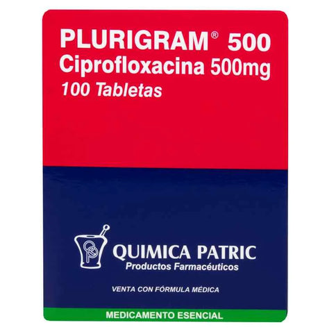 Plurigram 500 Mg 100 Tabletas