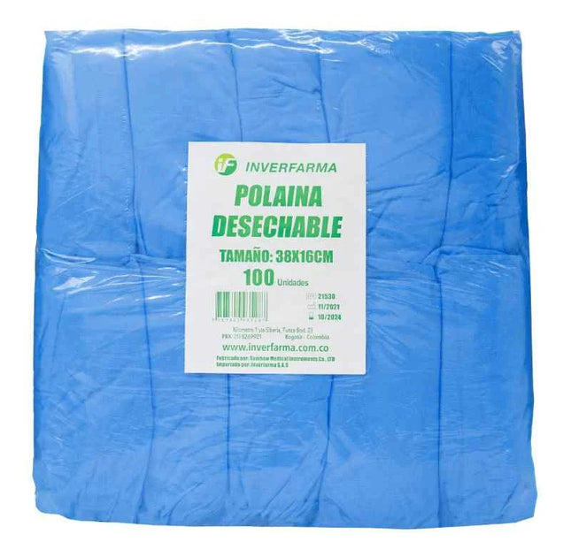 Polaina Desechable 100 Und Inverfarma