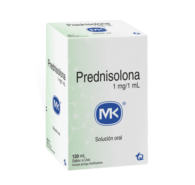 Prednisolona 1Mg Ml Jbe Uva Dos 120Ml Mk