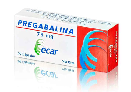Pregabalina 75 Mg 30 Capsulas Ecar