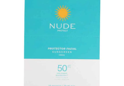 Protector Nude Facial Primer Con Color Fps50 12 Sobres10 Ml