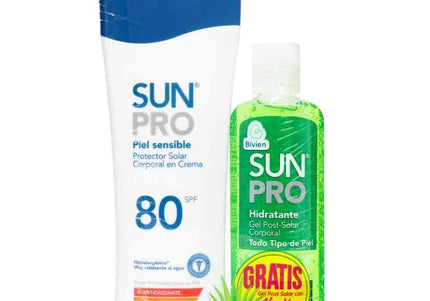 Protector Solar Sun Pro Spf80 220Ml + Gel 180