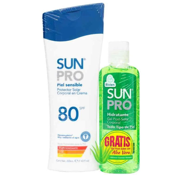 Protector Solar Sun Pro Spf80 220Ml + Gel 180