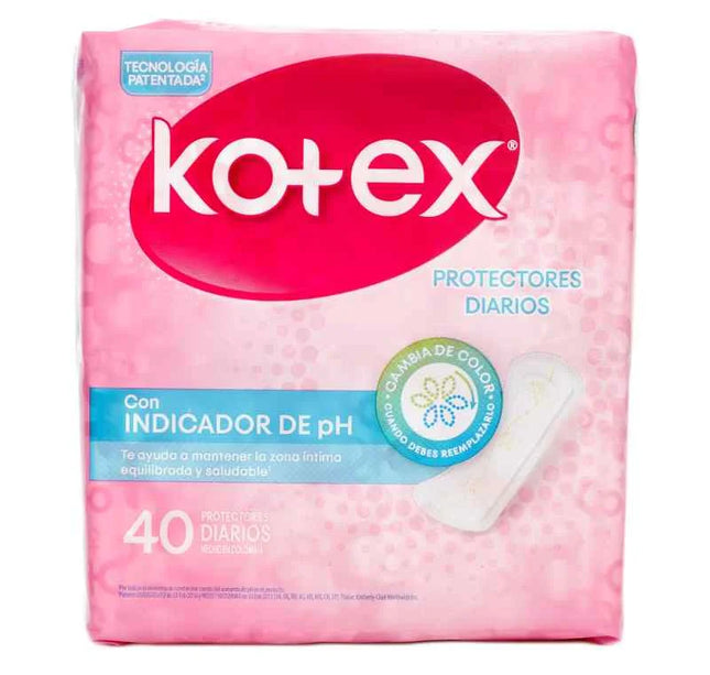 Protector Diarios Kotex Indicador Ph 40 Unds