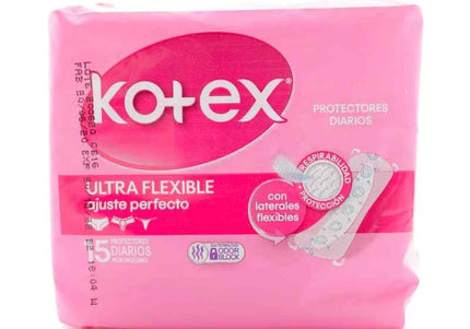 Protector Kotex Femeninos Ultra Flexible 15 Und