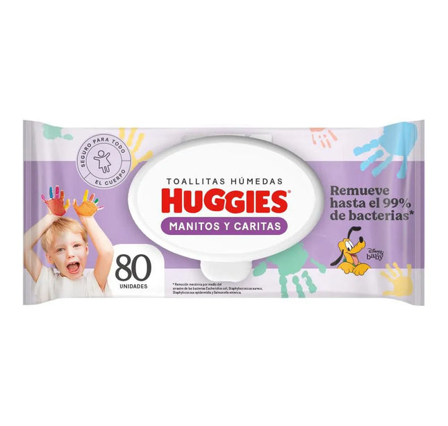 Toallas Humedas Huggies Manitas Y Caritas 80 Un