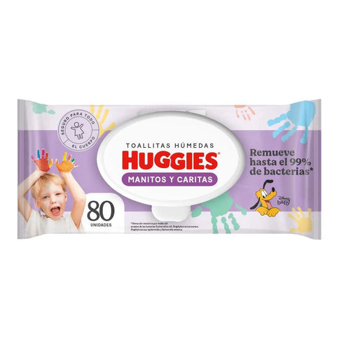 Toallas Humedas Huggies Manitas Y Caritas 80 Un