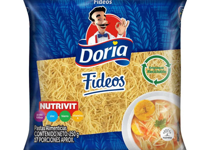 Pasta Fideos Doria 250 Gr
