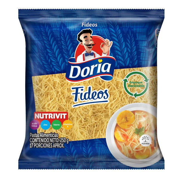 Pasta Fideos Doria 250 Gr