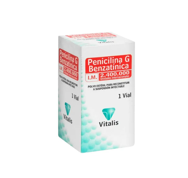 Penicilina G Benzatinica 2.4 Mui 1 Ampolla Vt