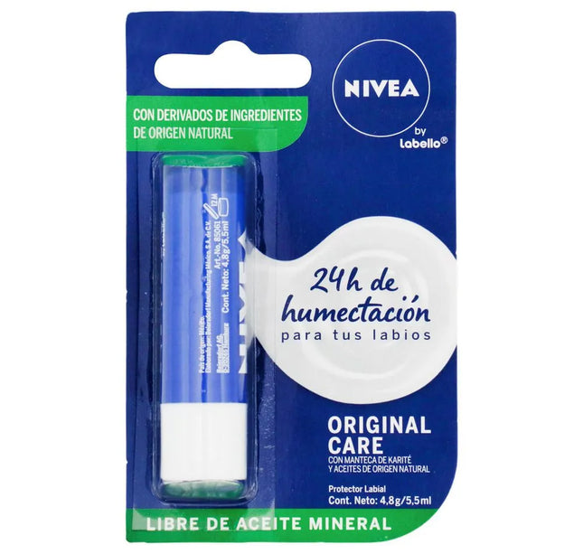 Protector Labial Nivea Original Care 4.8 Gr