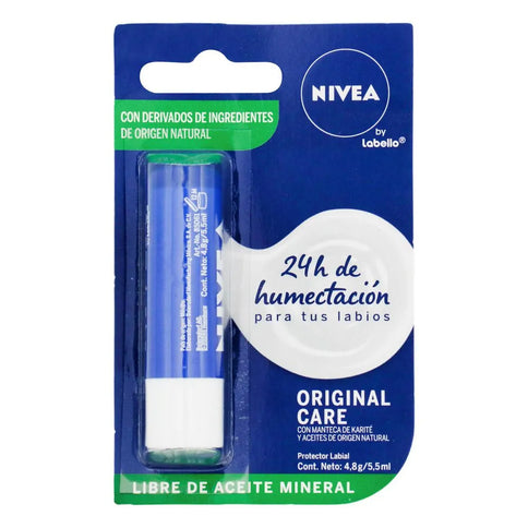 Protector Labial Nivea Original Care 4.8 Gr