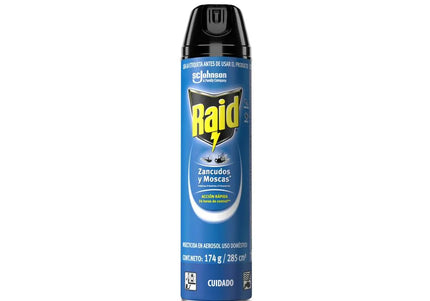Raid Elimina Voladores Zancudos Y Mosquitos 285 Ml