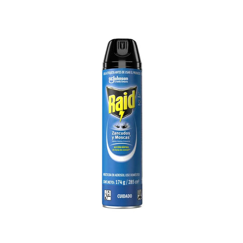 Raid Elimina Voladores Zancudos Y Mosquitos 285 Ml