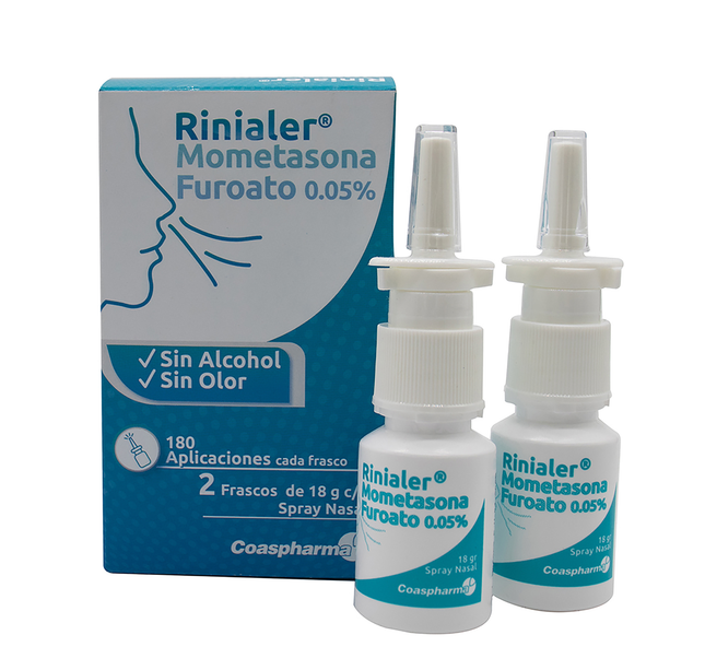 Rinialer Spray Nasal 18 Gr 2 Uds Coa